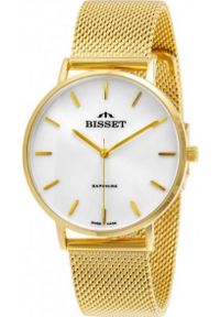Zegarek Bisset ZEGAREK DAMSKI BISSET BSBF33 (zb579h) - SZAFIROWE SZKŁO. Kolor: niebieski #1