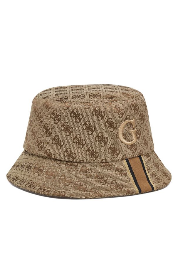 Guess Kapelusz Bucket AM9496 POL01 Brązowy. Kolor: brązowy. Materiał: materiał, poliester
