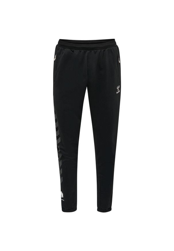 Spodnie sportowe do joggingu Hummel Move Grid. Kolor: czarny. Materiał: dresówka. Styl: sportowy