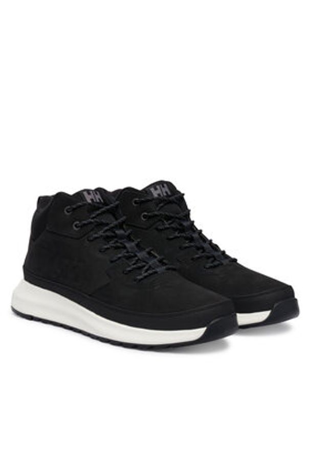 Helly Hansen Trekkingi Beckett Mid 12119_990 Czarny. Kolor: czarny. Materiał: nubuk, skóra. Sport: turystyka piesza