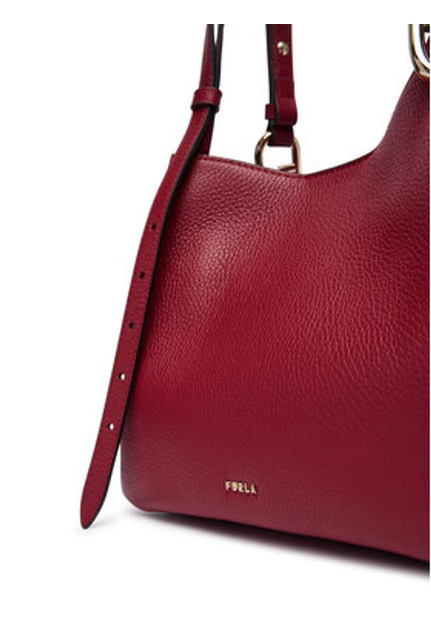 Furla Torebka Nuvola M WB02020 HSF000 CN CGQ00 Bordowy. Kolor: czerwony. Materiał: skórzane