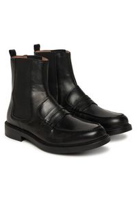 Pollini Sztyblety SA21143G0NTP0000 Czarny. Kolor: czarny. Materiał: skóra