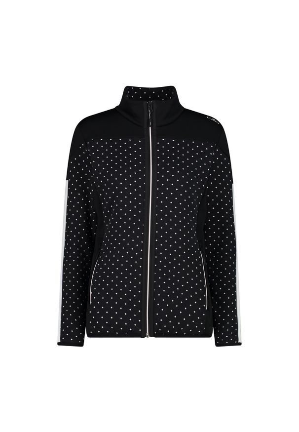 Golf damska turystyczne CMP 34E4176. Typ kołnierza: golf. Kolor: czarny. Materiał: polar. Sport: golf