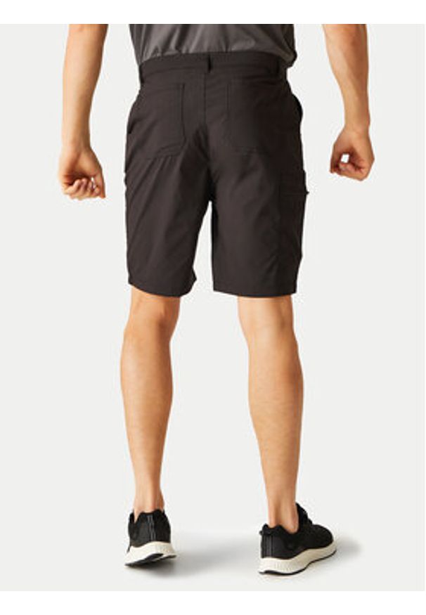 Regatta Szorty sportowe Dalry RMJ305 Czarny Regular Fit. Kolor: czarny. Materiał: syntetyk