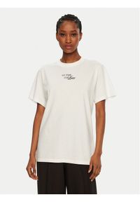 Hugo - HUGO T-Shirt Vintage Tee 50533958 Biały Relaxed Fit. Kolor: biały. Materiał: bawełna. Styl: vintage #1