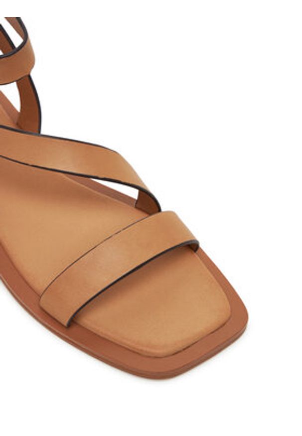 Aldo Sandały Grugar 13966799 Brązowy. Kolor: brązowy. Materiał: skóra