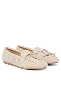 Liu Jo Baleriny Skipper 03 SA6049 PX002 Écru. Materiał: skóra, zamsz #5