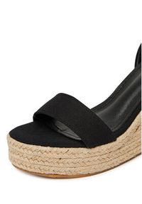 DeeZee Espadryle EA0315-2 Czarny. Kolor: czarny. Materiał: materiał