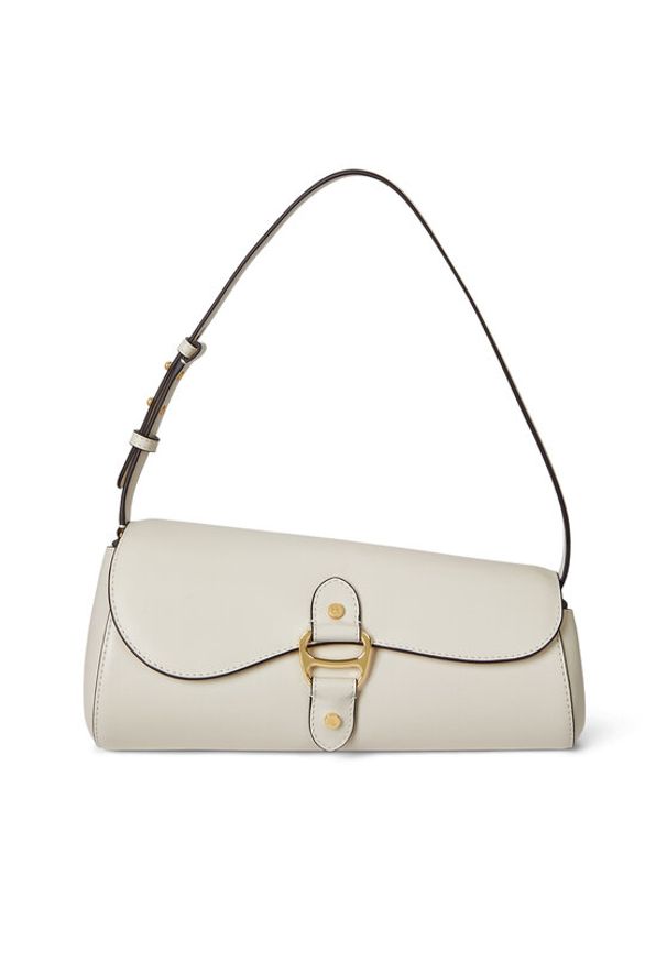 Lauren Ralph Lauren - LAUREN RALPH LAUREN Torebka 431977487004 Biały. Kolor: biały. Materiał: skórzane