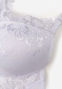 Renee - Biały Koronkowy Biustonosz w Klasycznym Stylu Coralee. Kolor: biały. Materiał: koronka. Wzór: aplikacja, gładki #7