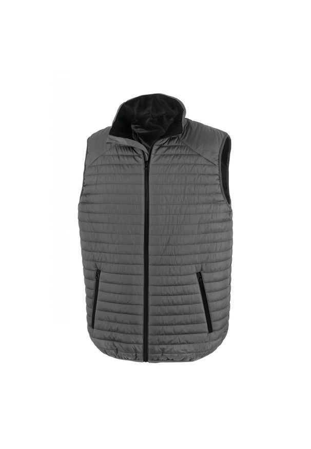 RESULT - Ocieplacz na ciało z recyklingu Result Thermoquilt. Kolor: wielokolorowy, szary, czarny. Materiał: puch