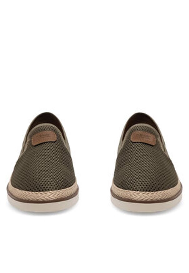 Rieker Espadryle B2366-54 Khaki. Kolor: brązowy. Materiał: materiał