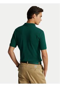Polo Ralph Lauren Polo 710782592016 Zielony Custom Slim Fit. Typ kołnierza: polo. Kolor: zielony. Materiał: bawełna #4