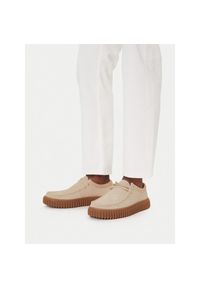 Półbuty Clarks. Kolor: kremowy #1