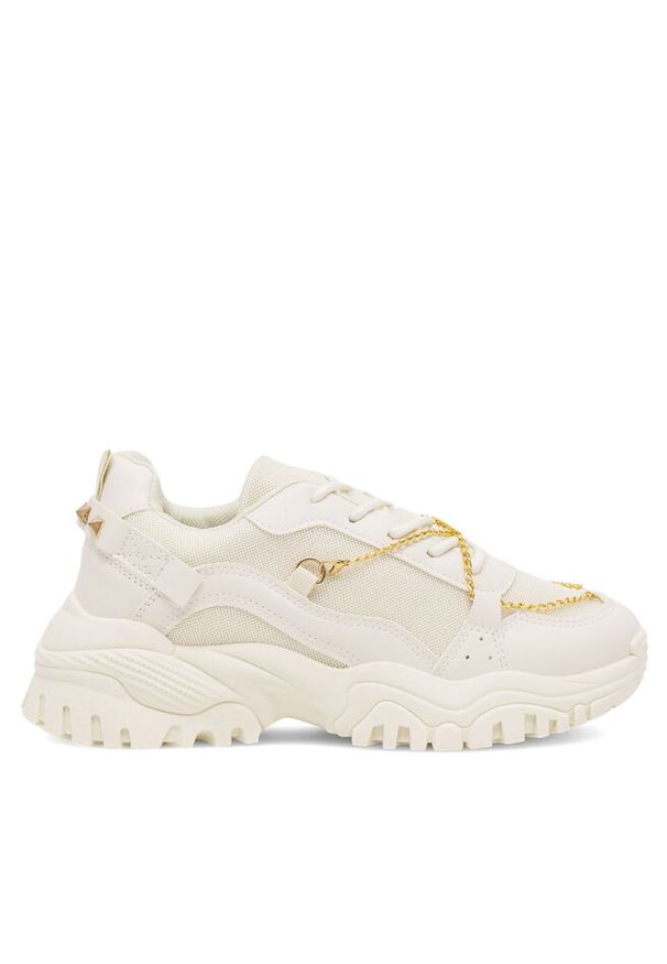 Sneakersy DeeZee. Kolor: beżowy