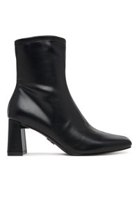 Steve Madden Botki Hurst SM11003498 Czarny. Kolor: czarny. Materiał: skóra