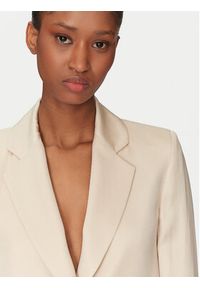 Marella Marynarka Salvia 2515041121 Beżowy Regular Fit. Kolor: beżowy. Materiał: wiskoza #3