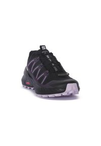 salomon - Buty do biegania damskie Salomon Speedcross Peak W. Kolor: czarny. Materiał: materiał, syntetyk. Szerokość cholewki: normalna. Model: Salomon Speedcross