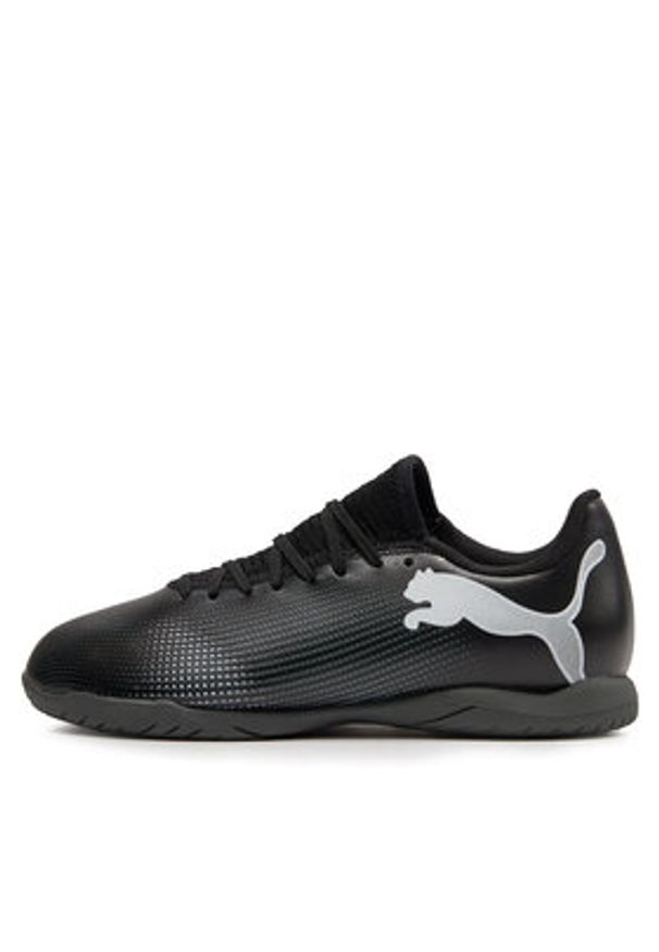 Puma Buty do piłki nożnej Future 7 Play It Jr 10773902 02 Czarny. Kolor: czarny. Materiał: skóra