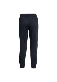 Spodnie Joggery Under Armour Unstoppable Flc Damskie. Kolor: czarny. Materiał: poliester, materiał, bawełna, syntetyk, elastan. Sport: bieganie