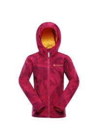ALPINE PRO - Kurtka Softshell dla Dzieci Alpine Pro Hooro - Wodoodporna i Oddychająca. Kolor: zielony. Materiał: softshell. Styl: sportowy
