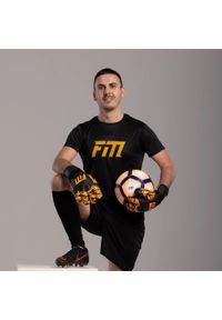 FOOTBALL MASTERS - Rękawice bramkarskie Invictus X Training. Kolor: czarny, pomarańczowy, wielokolorowy. Sport: piłka nożna