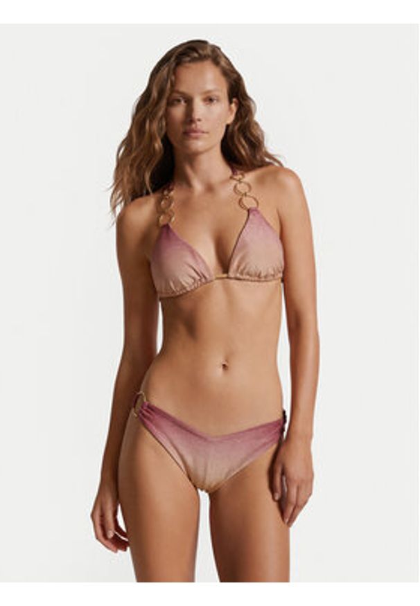 Guess Dół od bikini E6GO09 KF600 Różowy. Kolor: różowy. Materiał: syntetyk