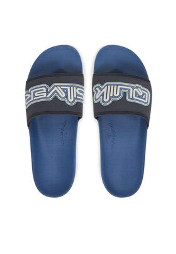 Quiksilver Klapki Rivi AQYL101354 Granatowy. Kolor: niebieski