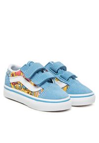 Vans Sneakersy Old Skool V VN000CS6BOX1 Błękitny. Kolor: niebieski. Materiał: zamsz, skóra. Model: Vans Old Skool