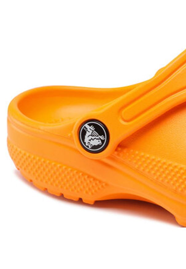 Crocs Klapki Classic Clog K 206991 Pomarańczowy. Kolor: pomarańczowy