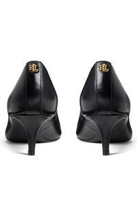 Lauren Ralph Lauren - LAUREN RALPH LAUREN Czółenka 802940572001 Czarny. Kolor: czarny. Materiał: skóra. Obcas: na szpilce #2