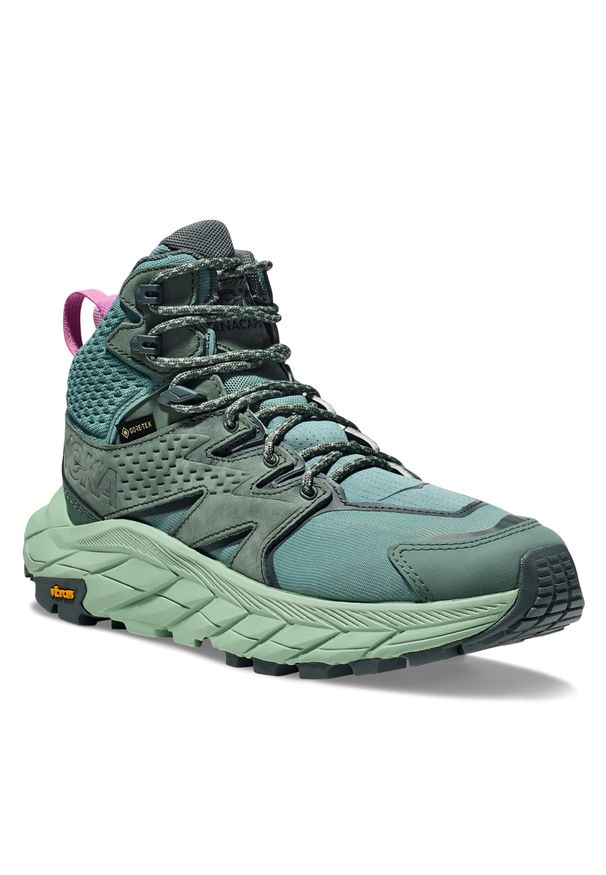 HOKA - Trekkingi Hoka Anacapa Mid Gtx GORE-TEX 1119372 TMGR. Kolor: zielony