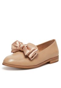 DeeZee Loafersy HY20232-2 Beżowy. Kolor: beżowy. Materiał: skóra #6