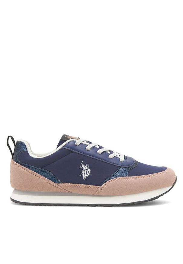 U.S. Polo Assn. Sneakersy NOBIK013 Granatowy. Kolor: niebieski. Materiał: materiał