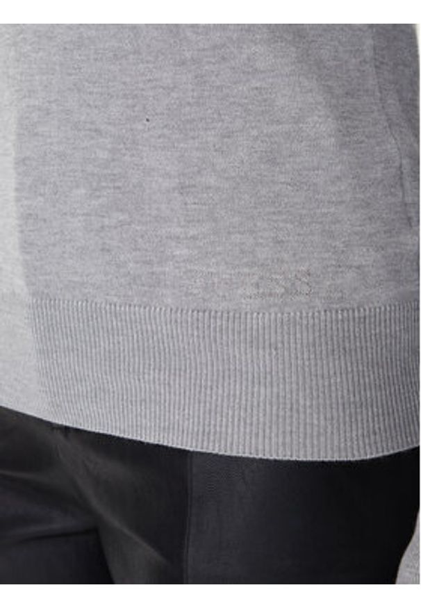 Guess Golf Paule W2BR53 Z2V62 Szary Slim Fit. Typ kołnierza: golf. Kolor: szary. Materiał: wiskoza