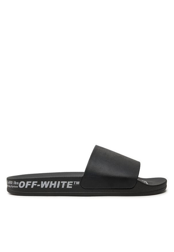 OFF-WHITE - Klapki Off-White. Kolor: czarny