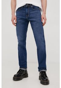 Lee Cooper jeansy męskie. Kolor: niebieski