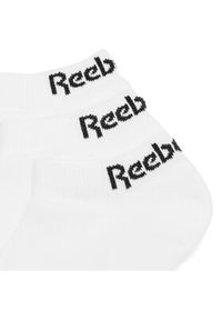 Reebok Zestaw 3 par niskich skarpet unisex R0356-SS24 (3-pack) Biały. Kolor: biały. Materiał: bawełna