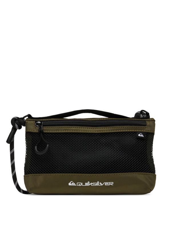 Quiksilver Saszetka QUIC-M-006-07 Khaki. Kolor: brązowy. Materiał: materiał