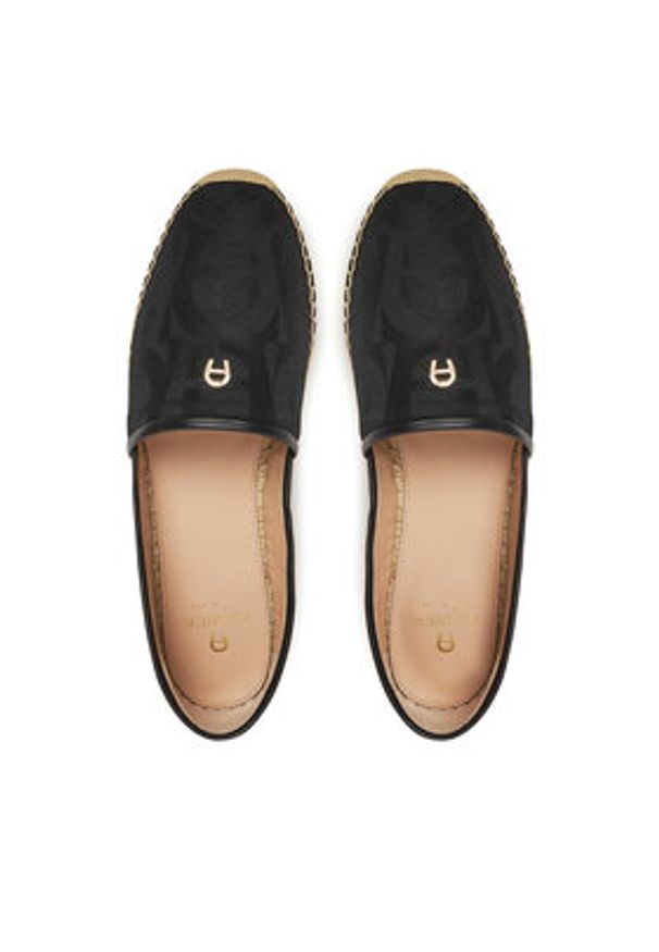 Aigner Espadryle Ines 1B 1251475 Czarny. Kolor: czarny. Materiał: skóra