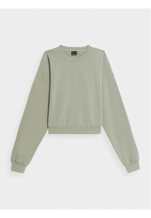 4f - 4F Bluza 4FAW23TSWSF701 Khaki Regular Fit. Kolor: brązowy. Materiał: syntetyk