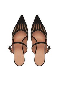 MALONE SOULIERS Klapki Bardot 90-2 Czarny. Kolor: czarny. Materiał: zamsz, skóra