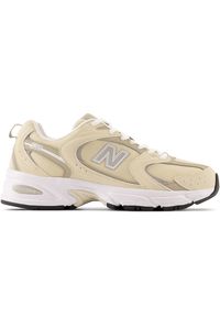 Buty unisex New Balance MR530SMD – beżowe. Okazja: na co dzień. Kolor: beżowy. Materiał: tworzywo sztuczne. Szerokość cholewki: normalna. Sezon: lato