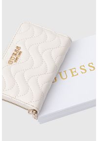 Guess - GUESS biały portfel damski Melisandra. Kolor: biały. Materiał: skóra ekologiczna #5