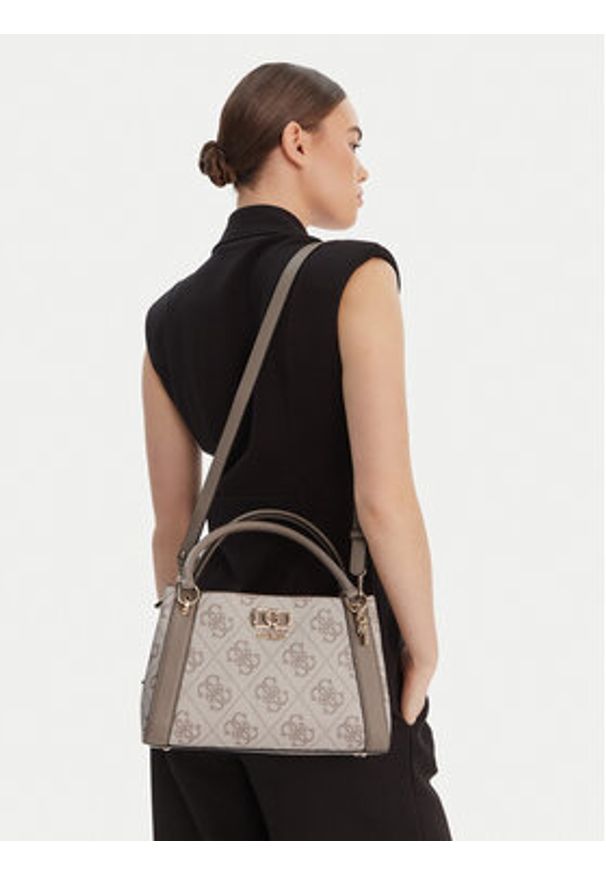 Guess Torebka 180457 Beżowy. Kolor: beżowy. Materiał: skórzane