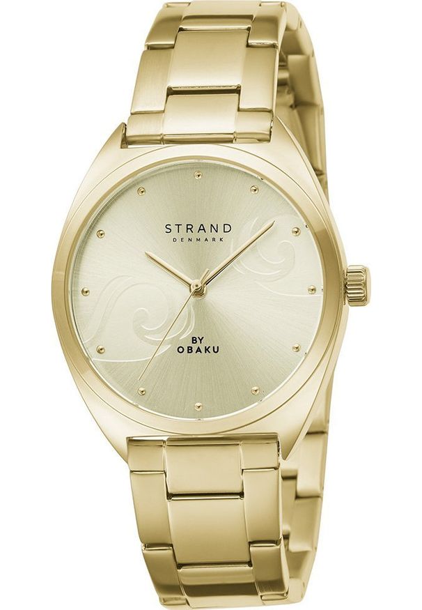 Zegarek Strand Zegarek damski Strand S719LXGGSG złoty. Kolor: złoty
