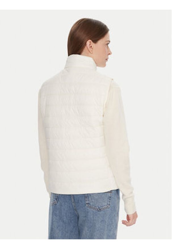 United Colors of Benetton - United Colors Of Benetton Bezrękawnik 2TWDDJ00V Écru Slim Fit. Materiał: syntetyk. Długość rękawa: bez rękawów