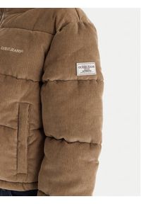 Guess Jeans Kurtka zimowa W5BL17 W2061 Beżowy Regular Fit. Kolor: beżowy. Materiał: bawełna. Sezon: zima #5