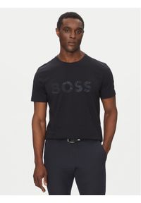 BOSS T-Shirt Glamping 50537834 Granatowy Regular Fit. Kolor: niebieski. Materiał: bawełna