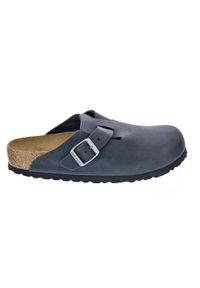 Kapcie Birkenstock Boston Dorosłych. Kolor: czarny. Materiał: materiał